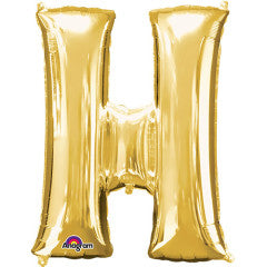 34 inch LETTER H - ANAGRAM - GOLD | USA Decoration®