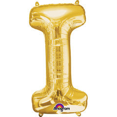 34 inch LETTER I - ANAGRAM - GOLD | USA Decoration®