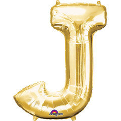 34 inch LETTER J - ANAGRAM - GOLD | USA Decoration®