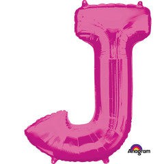 34 inch LETTER J - ANAGRAM - PINK | USA Decoration®