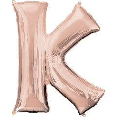 34 inch LETTER K - ANAGRAM - ROSE GOLD | USA Decoration®