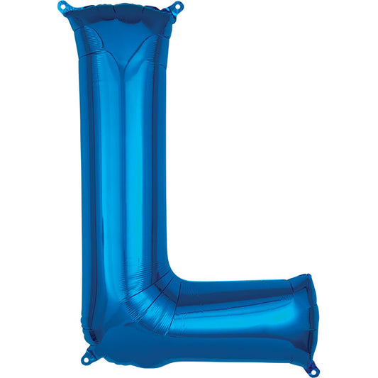 34 inch LETTER L - ANAGRAM - BLUE | USA Decoration®