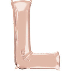 34 inch LETTER L - ANAGRAM - ROSE GOLD | USA Decoration®