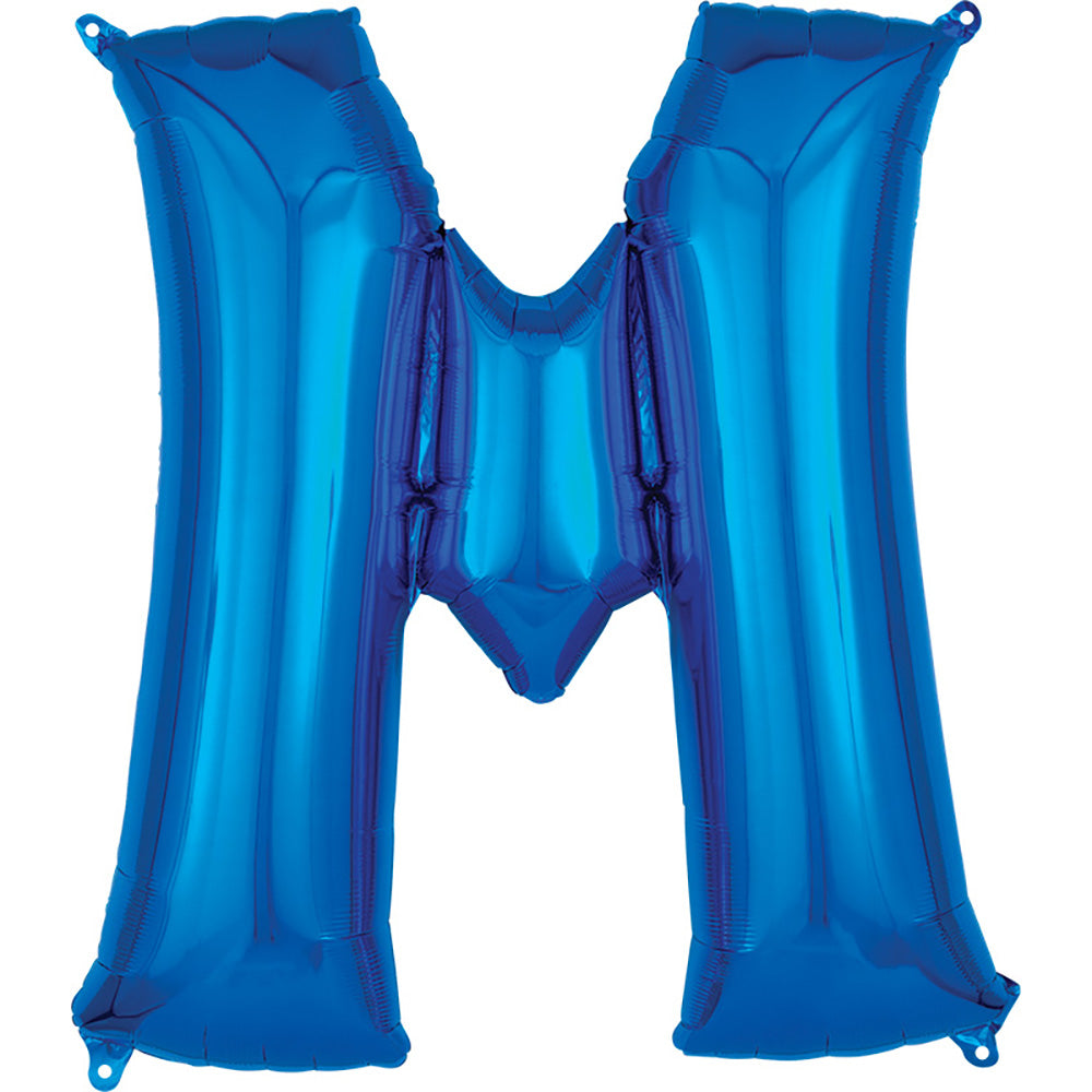 34 inch LETTER M - ANAGRAM - BLUE | USA Decoration®