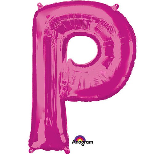 34 inch LETTER P - ANAGRAM - PINK | USA Decoration®