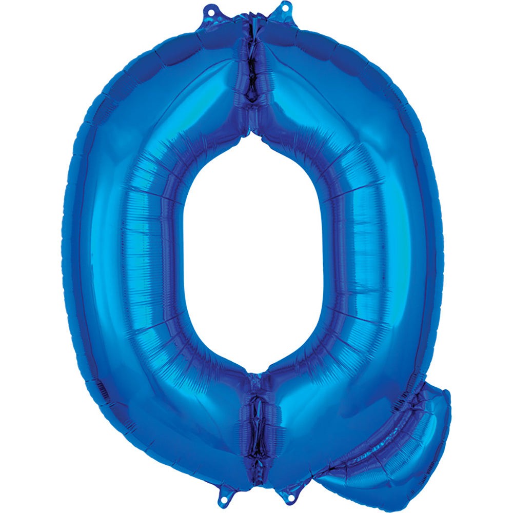 34 inch LETTER Q - ANAGRAM - BLUE | USA Decoration®