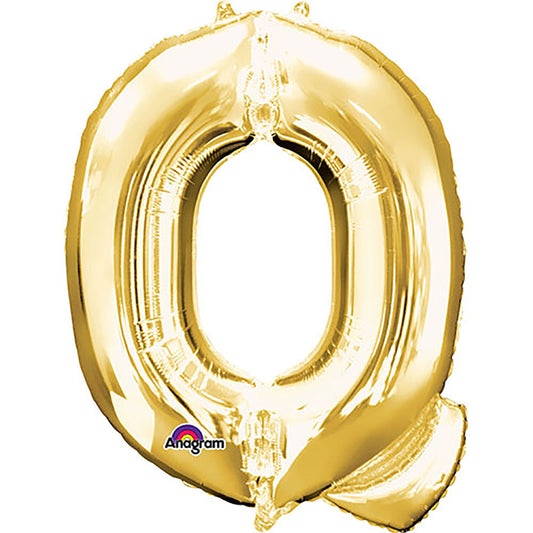 34 inch LETTER Q - ANAGRAM - GOLD | USA Decoration®