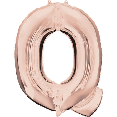 34 inch LETTER Q - ANAGRAM - ROSE GOLD | USA Decoration®