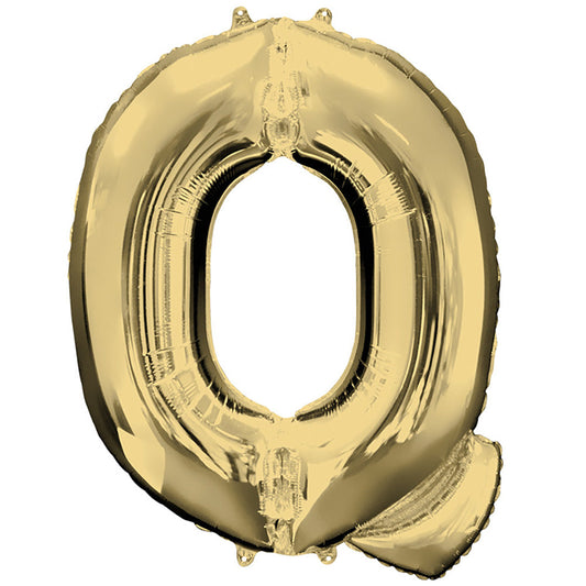 34 inch LETTER Q - ANAGRAM - WHITE GOLD | USA Decoration®