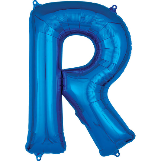 34 inch LETTER R - ANAGRAM - BLUE | USA Decoration®