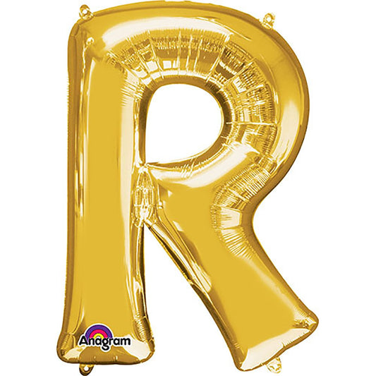 34 inch LETTER R - ANAGRAM - GOLD | USA Decoration®