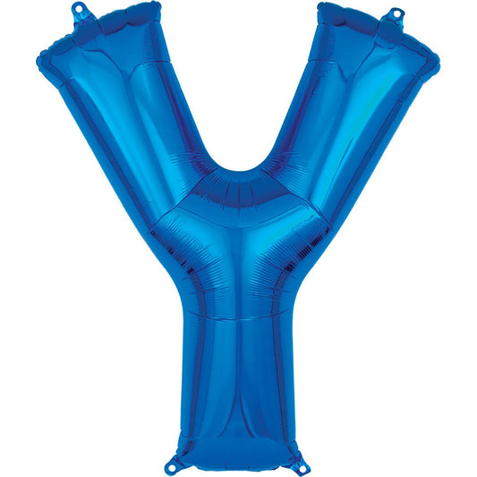 34 inch LETTER Y - ANAGRAM - BLUE | USA Decoration®