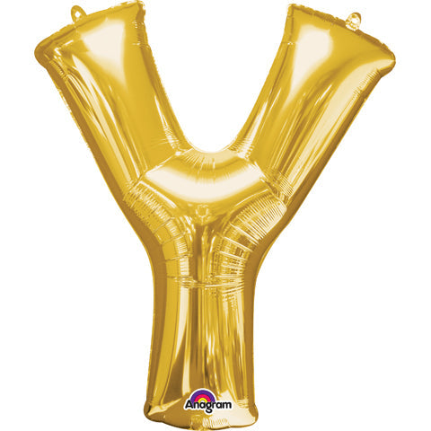 34 inch LETTER Y - ANAGRAM - GOLD | USA Decoration®