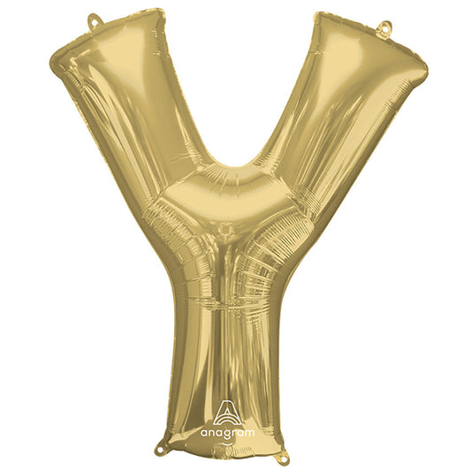 34 inch LETTER Y - ANAGRAM - WHITE GOLD | USA Decoration®