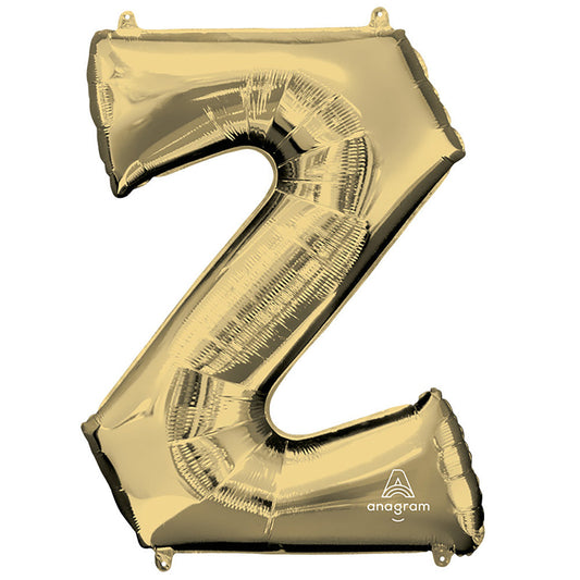 34 inch LETTER Z - ANAGRAM - WHITE GOLD | USA Decoration®