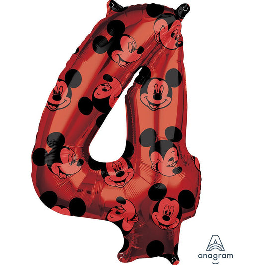 34 inch MICKEY MOUSE FOREVER NUMBER 4 | USA Decoration®