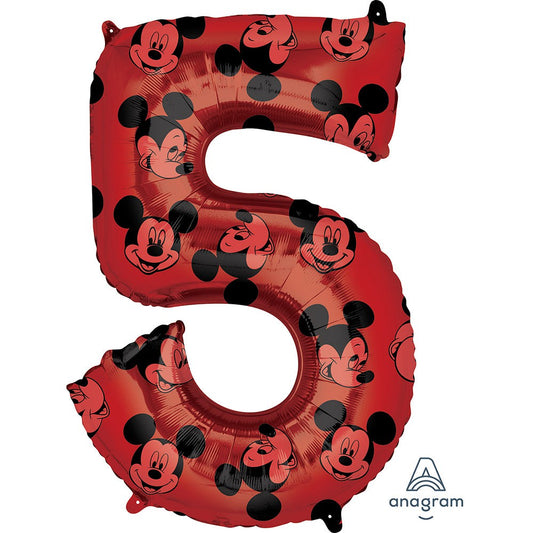 34 inch MICKEY MOUSE FOREVER NUMBER 5 | USA Decoration®