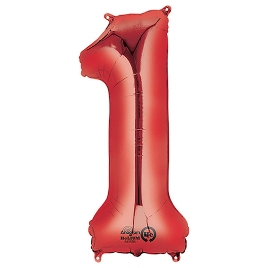 34 inch NUMBER 1 - ANAGRAM - RED | USA Decoration®