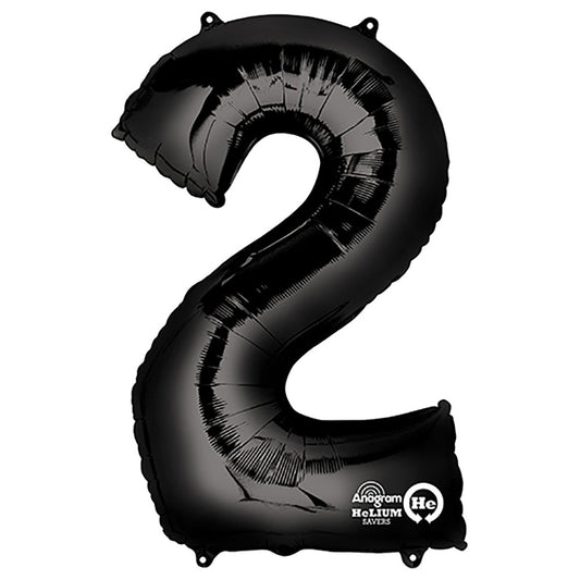 34 inch NUMBER 2 - ANAGRAM - BLACK | USA Decoration®
