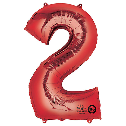 34 inch NUMBER 2 - ANAGRAM - RED | USA Decoration®