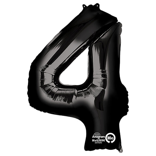 34 inch NUMBER 4 - ANAGRAM - BLACK | USA Decoration®
