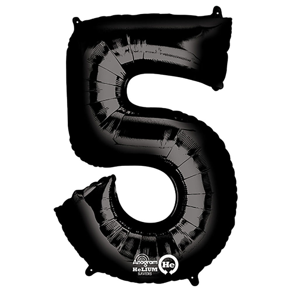 34 inch NUMBER 5 - ANAGRAM - BLACK | USA Decoration®
