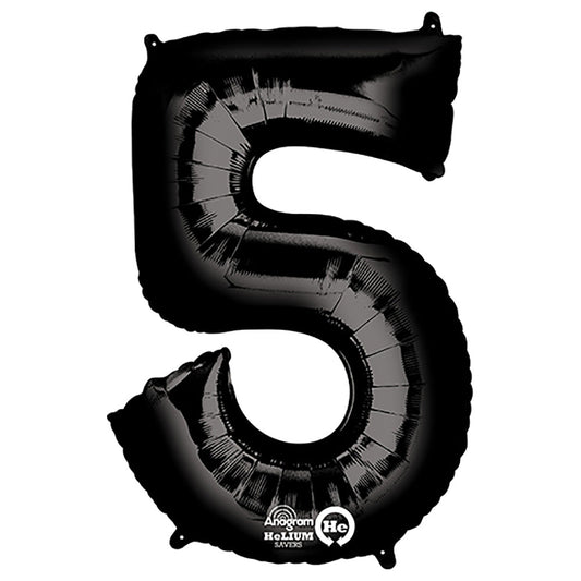 34 inch NUMBER 5 - ANAGRAM - BLACK | USA Decoration®