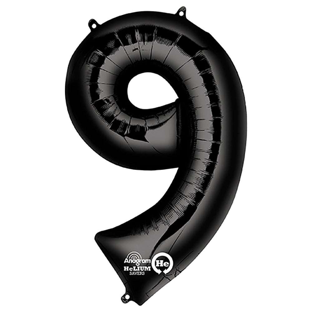 34 inch NUMBER 9 - ANAGRAM - BLACK | USA Decoration®