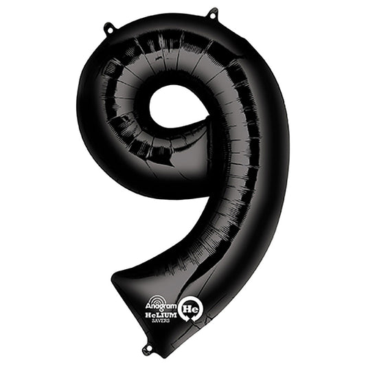 34 inch NUMBER 9 - ANAGRAM - BLACK | USA Decoration®