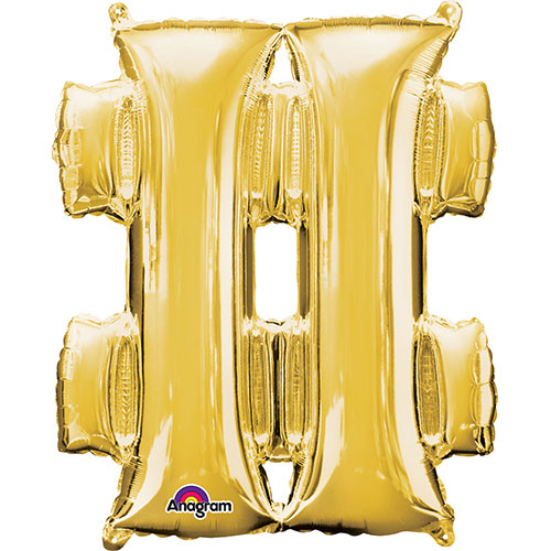 34 inch SYMBOL ? - ANAGRAM - GOLD | USA Decoration®