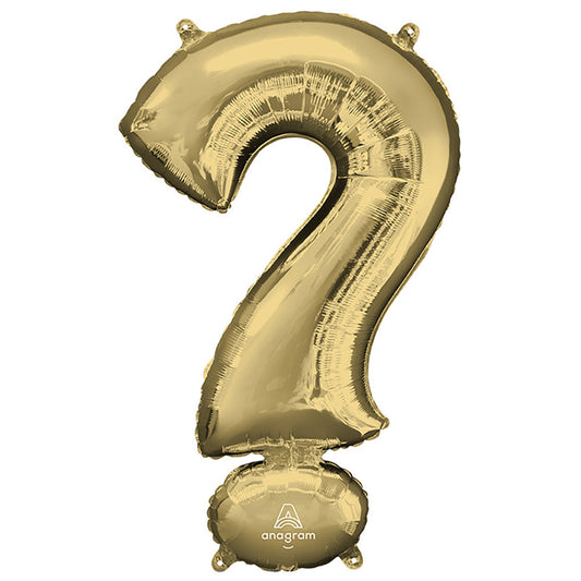 34 inch SYMBOL ? - ANAGRAM - WHITE GOLD | USA Decoration®