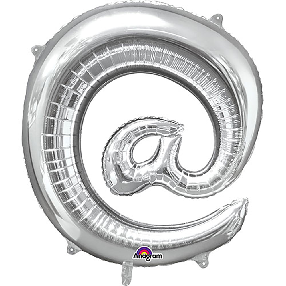 34 inch SYMBOL @ - SILVER | USA Decoration®