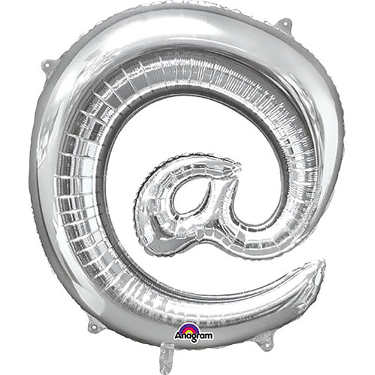 34 inch SYMBOL @ - SILVER | USA Decoration®