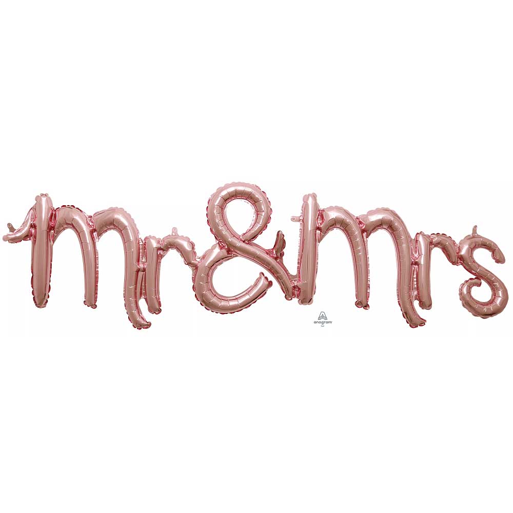 51? SCRIPT PHRASE: MR & MRS (AIR-FILL ONLY) | USA Decoration®