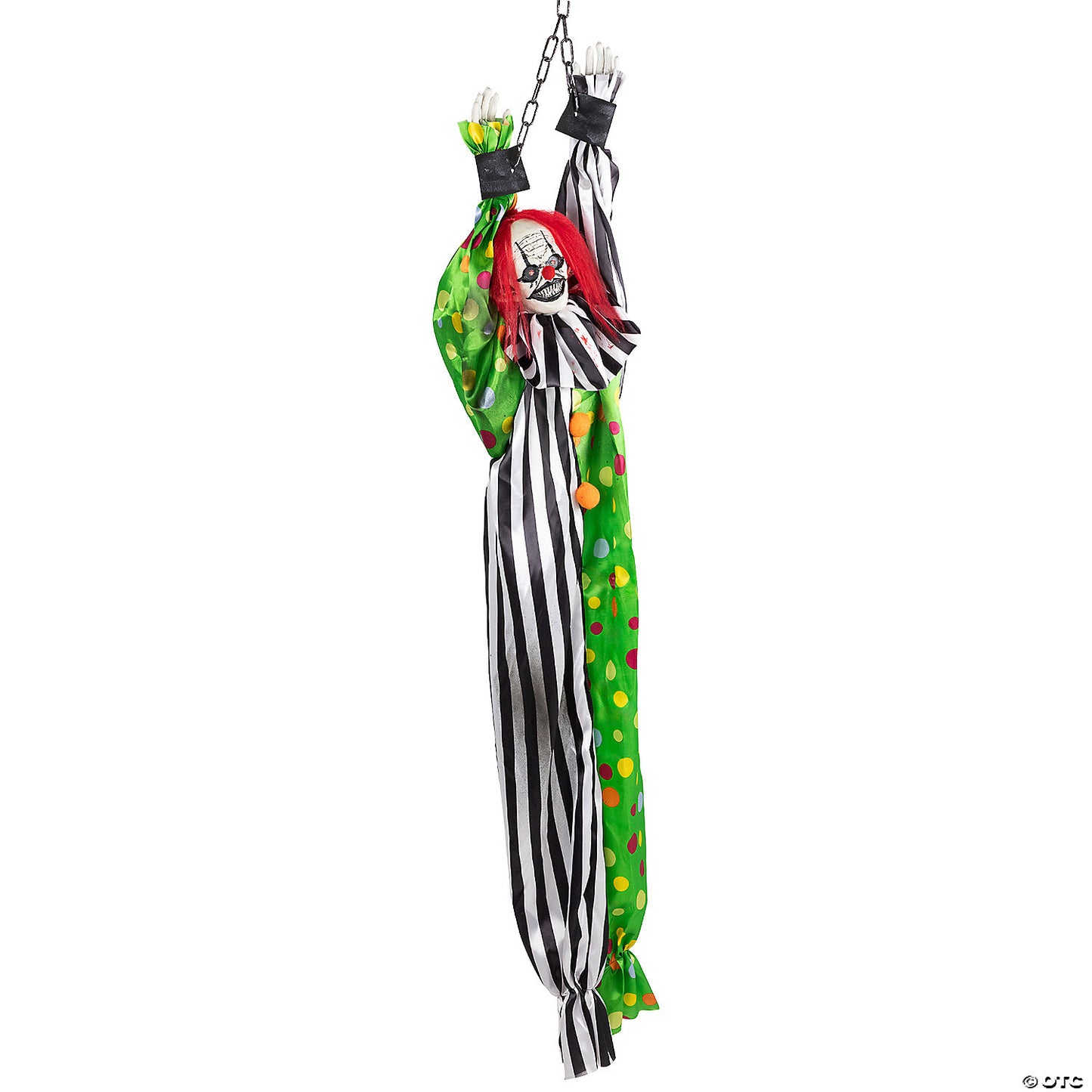 Animated Shaking Clown with Sound Hanging Halloween Decoration - 5' | USA Decoration®