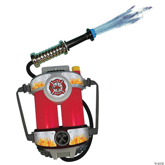 1 Piece(s): Fire Power Super Soaking Fire Hose with Backpack | USA Decoration®