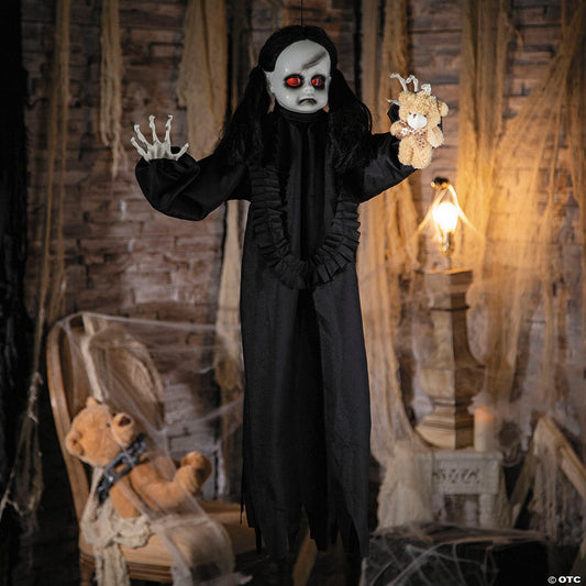 31 1/2" Light-Up Hanging Sonic Girl Halloween Decoration | USA Decoration®