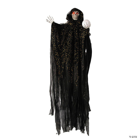 6 Ft. Hanging Light-Up Constellations Skeleton Witch Halloween Decoration | USA Decoration®