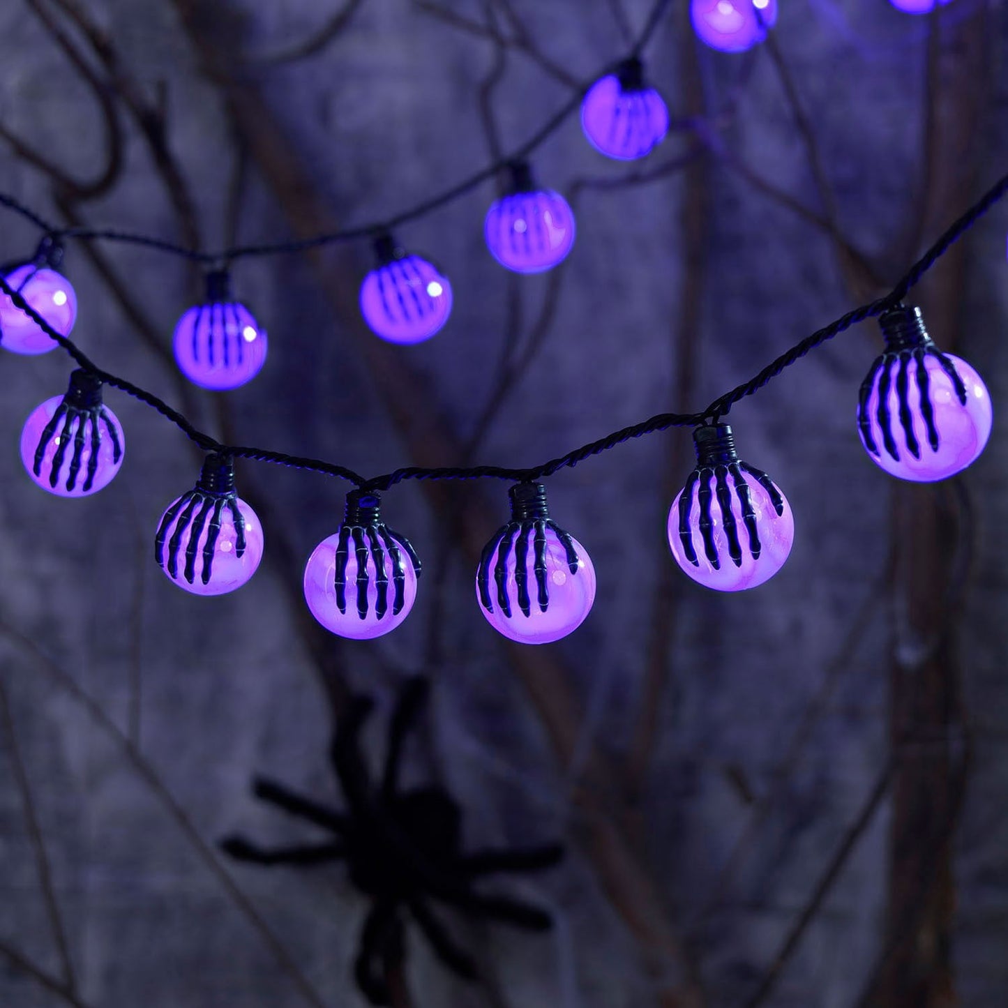 Member's Mark 20ct Spooky 8-Function LED G50 Lights, 7.5' Lighted Length | USA Decoration®
