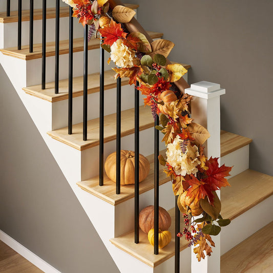 Member's Mark 6' Harvest Hydrangea Garland | USA Decoration®