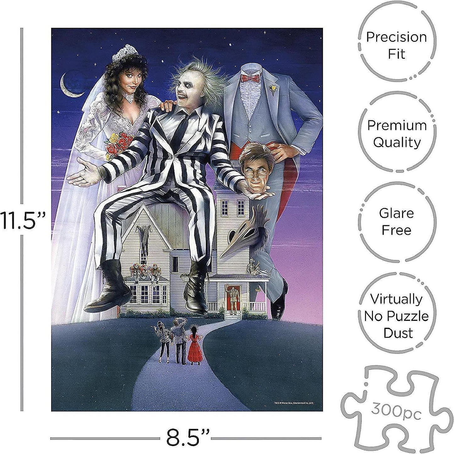 Beetlejuice 300 Piece VHS Jigsaw Puzzle | USA Decoration®