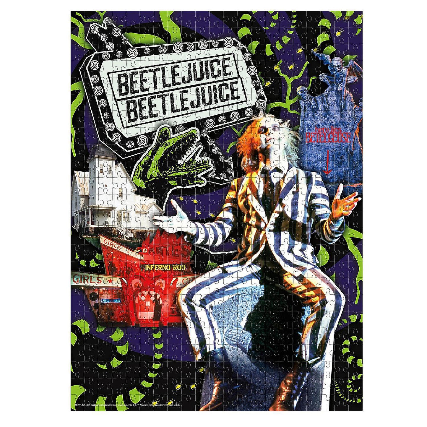 Beetlejuice Coffin Box 500 Piece Jigsaw Puzzle | USA Decoration®
