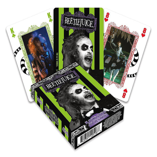 1 Piece(s): Beetlejuice Playing Cards 52 Card Deck + 2 Jokers | USA Decoration®