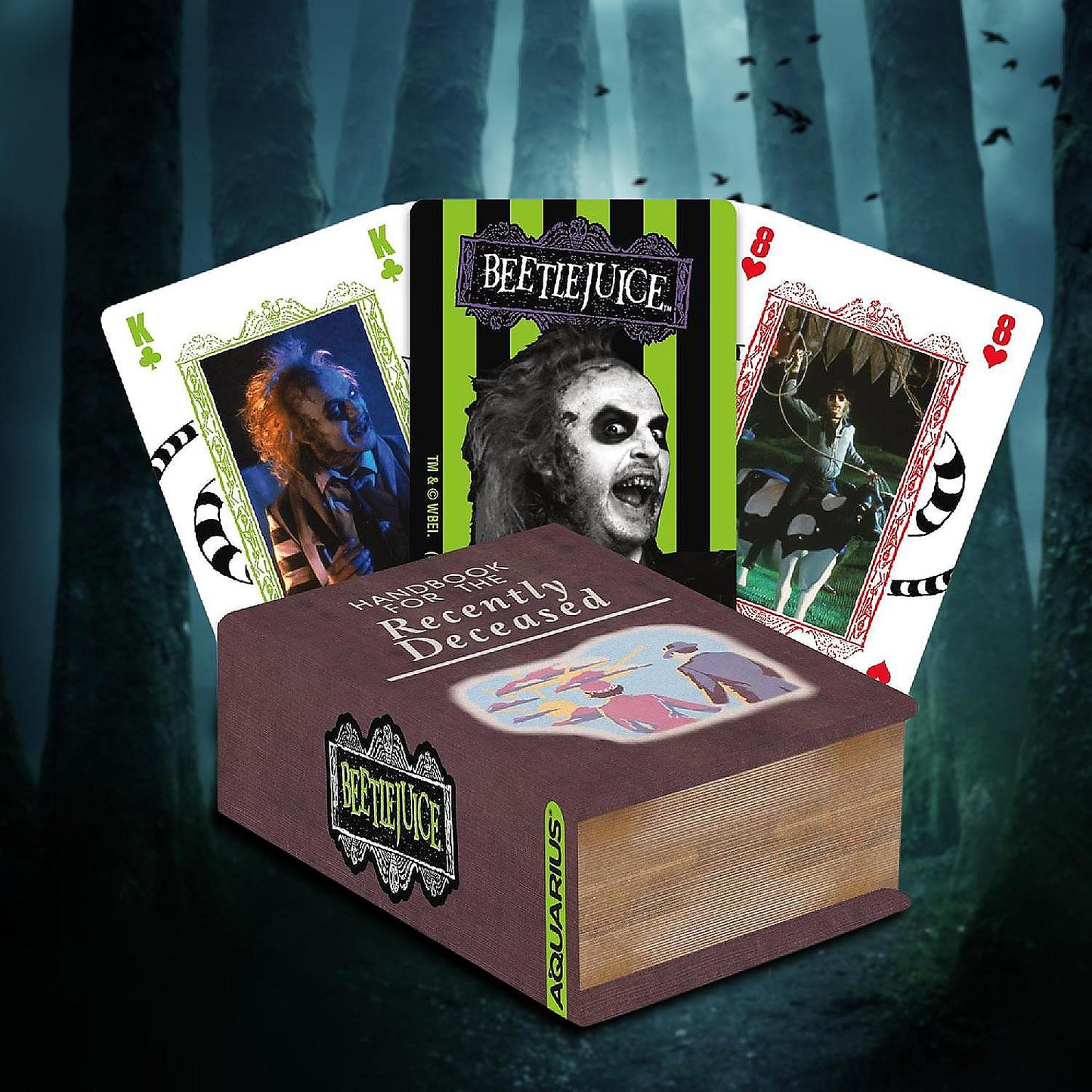 Beetlejuice Recently Deceased Premium Playing Cards | USA Decoration®