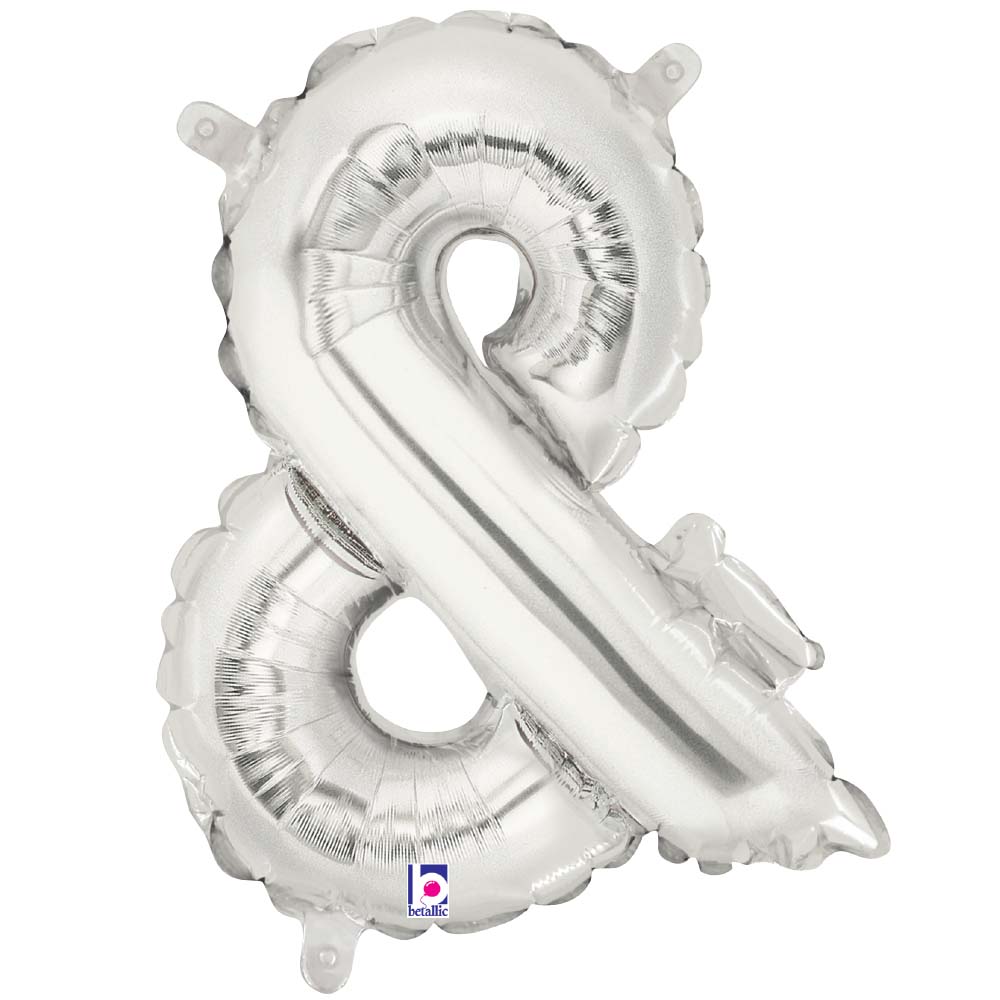 14 inch AMPERSAND - SILVER (AIRFILL ONLY) | USA Decoration®