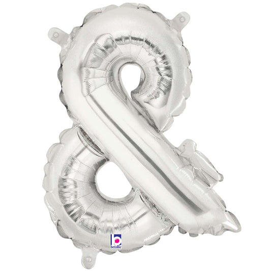 14 inch AMPERSAND - SILVER (AIRFILL ONLY) | USA Decoration®