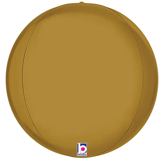 16 inch DIMENSIONALS SATIN GOLD GLOBE | USA Decoration®
