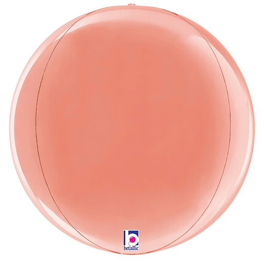 22 inch DIMENSIONALS ROSE GOLD GLOBE | USA Decoration®