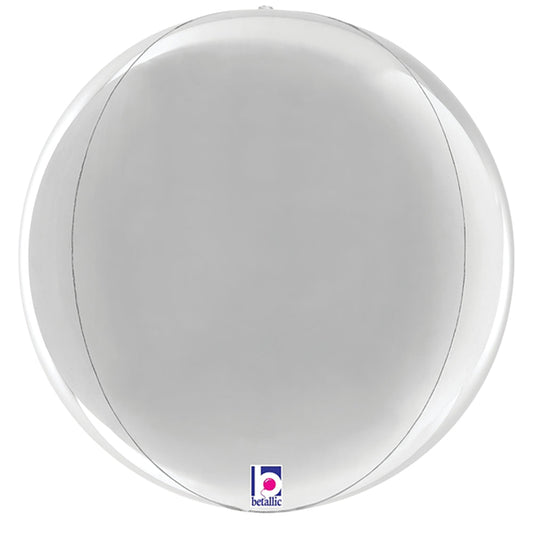 22 inch DIMENSIONALS SILVER GLOBE | USA Decoration®