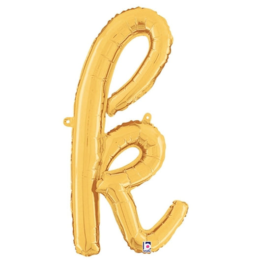 24 inch SCRIPT LETTER K GOLD (AIR-FILL ONLY) | USA Decoration®